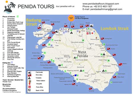 nusa penida map.